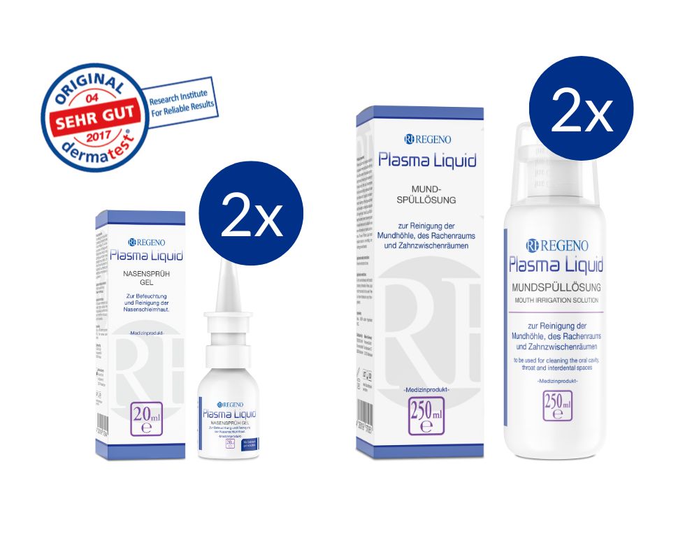 Sonderaktion: Plasma Liquid® Nasensprüh-Gel & Mundspüllösung